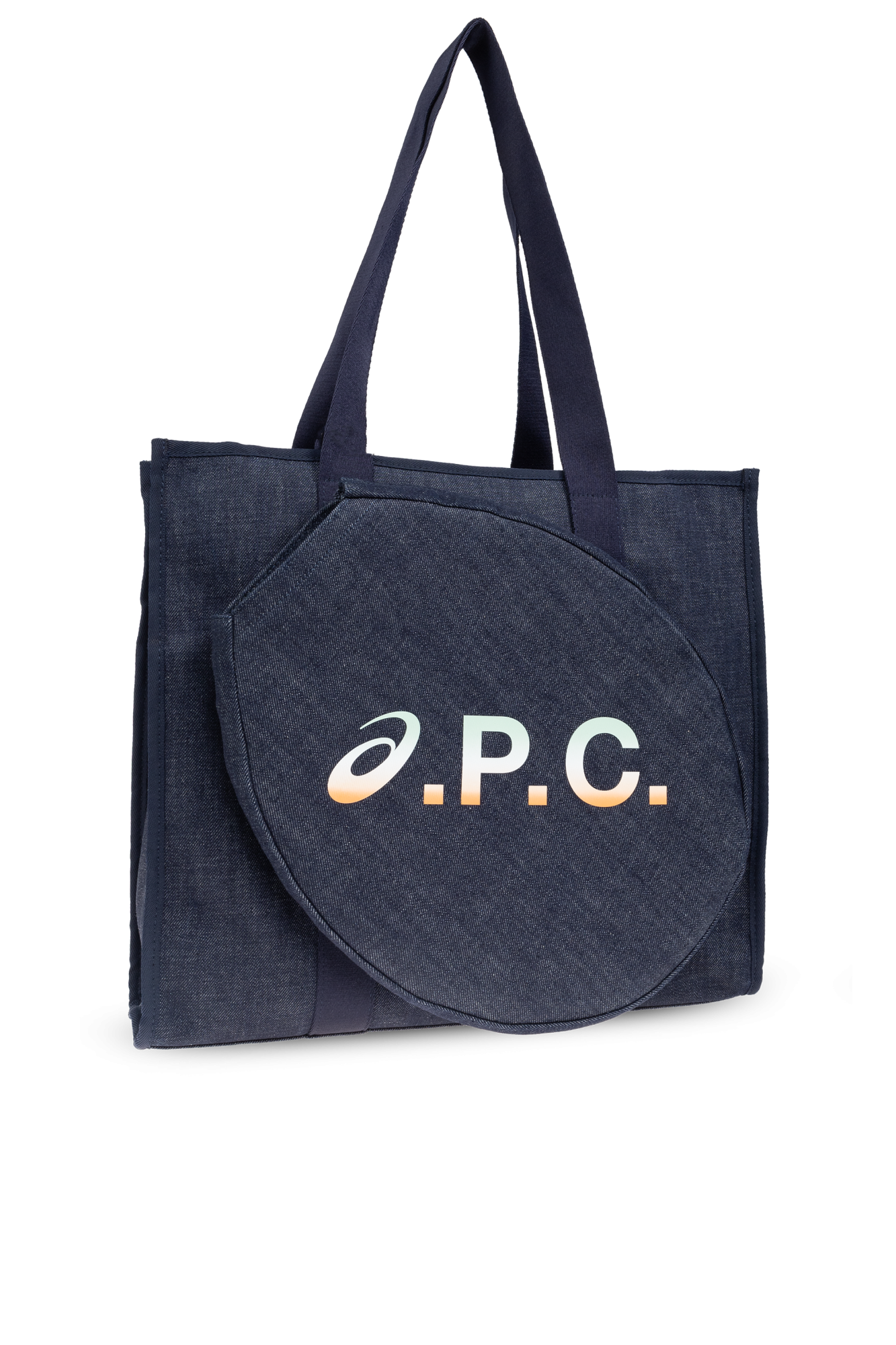 A.P.C. x Asics ジム バッグ ネイビー ポリエステル100% ASICS x APC Gym Bag Dark Navy Blue - SS25 - JP